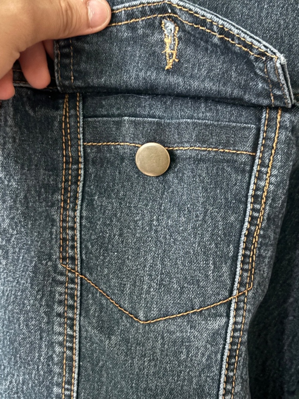Embroidered Denim Jacket - Picture 5 of 6